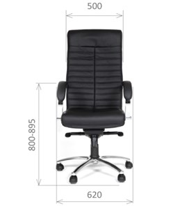Кресло офисное CHAIRMAN 480 Экокожа премиум черная в Орле - предосмотр 1